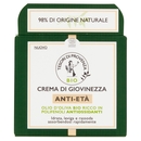 Tesori di Provenza Crema Viso Anti-età Giorno, con Olio d'Oliva Biologico, Ricco in Polifenoli, 50ml